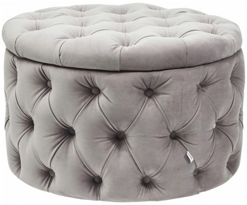 kare design пуф desire, коллекция "желание" 73*46*73, бархат, полиуретан, сосна, серый в Костроме