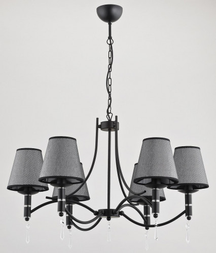 подвесная люстра alfa abil black silver 22966 в Костроме