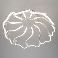 потолочный светодиодный светильник eurosvet begonia 90095/10 белый в Костроме