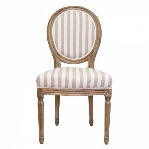 стул miro pinstripe ver.2 белый, серый в Костроме