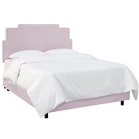 кровать двуспальная 180х200 розовая paxton lilac linen в Костроме