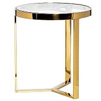 стол журнальный bridge gold 50*55см золотой в Костроме
