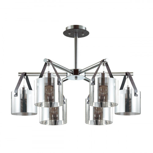 потолочная люстра lumion valarie 3716/6c дымчатая в Костроме