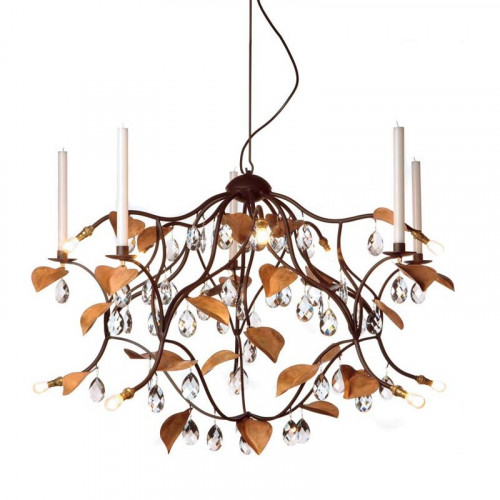 люстра jahreszeiten от delight collection прозрачная/бронзовая в Костроме