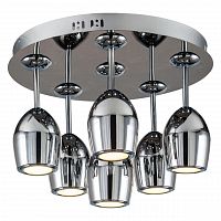дизайнерская потолочная светодиодная люстра spot light merlot 1194668 хром в Костроме
