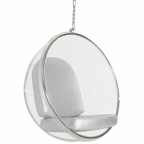 кресло eero aarnio style bubble chair серое в Костроме