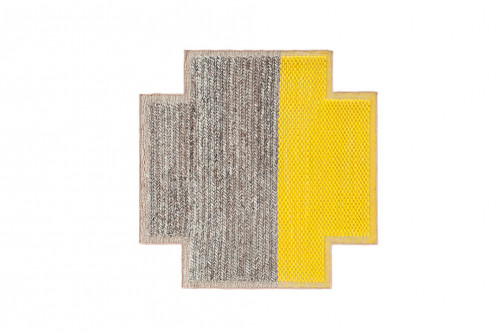 ковер plait yellow 160х160 от gan в Костроме