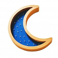 детский светильник месяц синий в Костроме