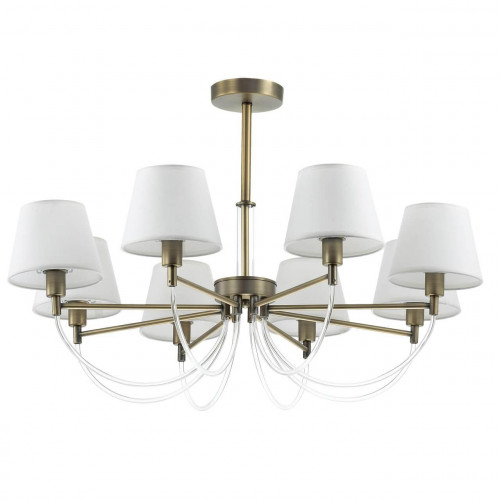 подвесная люстра lumion dakota 3702/8c белая в Костроме