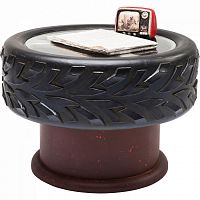 столик кофейный hoop черный в Костроме