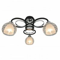 потолочная люстра arte lamp ginevra a1604pl-3bk в Костроме