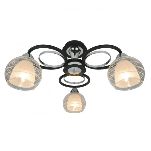 потолочная люстра arte lamp ginevra a1604pl-3bk в Костроме