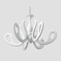 потолочная светодиодная люстра ambrella light orbital classic fk81/6 wh 292w d640 белая в Костроме