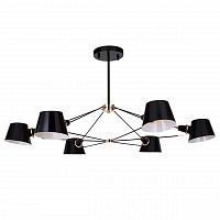 подвесная люстра freya abigail fr5038-cl-06-b черная в Костроме