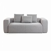 диван blok sofa 2 светло-серый от la forma (ex julia grup) в Костроме