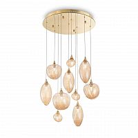 подвесная люстра ideal lux baco sp10 ottone в Костроме