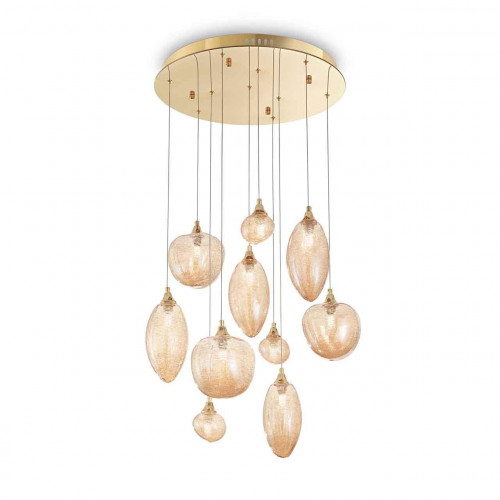 подвесная люстра ideal lux baco sp10 ottone в Костроме