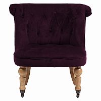 кресло amelie french country chair лиловое в Костроме
