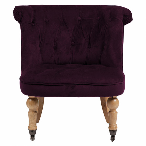 кресло amelie french country chair лиловое в Костроме