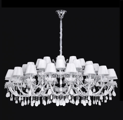 подвесная люстра crystal lux blanca sp45 белая в Костроме