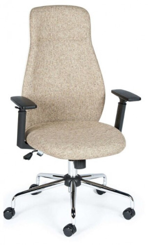 кресло для руководителя norden chairs милан, обивка: текстиль, цвет: ткань светло-бежевая в Костроме