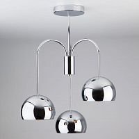 подвесная люстра eurosvet solario 70067/3 хром в Костроме