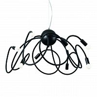 подвесная люстра ideal lux multiflex sp8 nero в Костроме