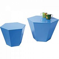 столик кофейный hexagon синий в Костроме