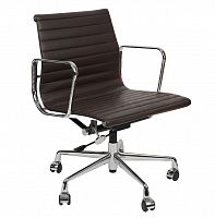 кресло eames style кофейная кожа в Костроме