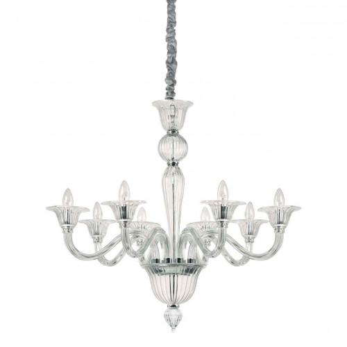 подвесная люстра ideal lux brigitta sp8 trasparente в Костроме