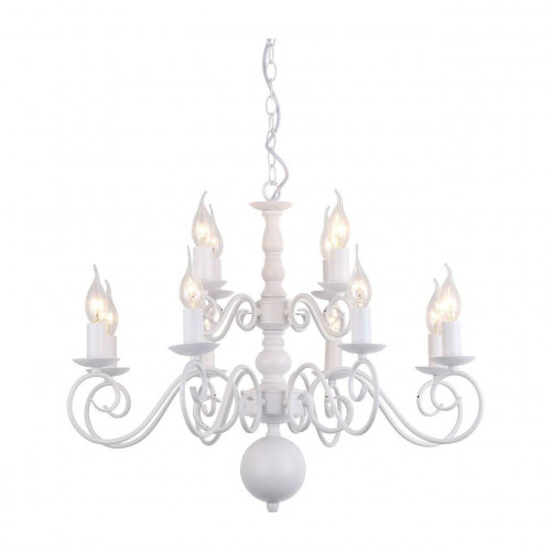 подвесная люстра arte lamp a1129lm-12wh в Костроме