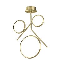 подвесная светодиодная люстра mantra olimpia oro 6581 золото в Костроме