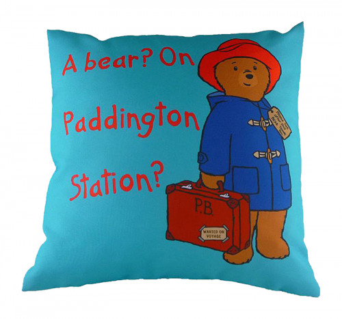 подушка с принтом paddington bear blue в Костроме