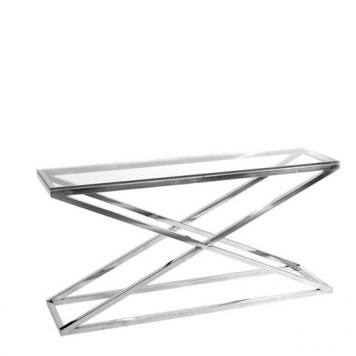 консоль criss cross от eichholtz хром в Костроме