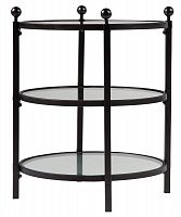 стол журнальный glass plateau черный в Костроме