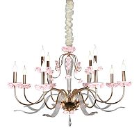 подвесная люстра omnilux muntiggioni oml-70413-12 розовая в Костроме