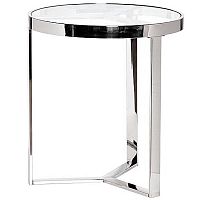 стол журнальный bridge chrome 50*55см хром в Костроме