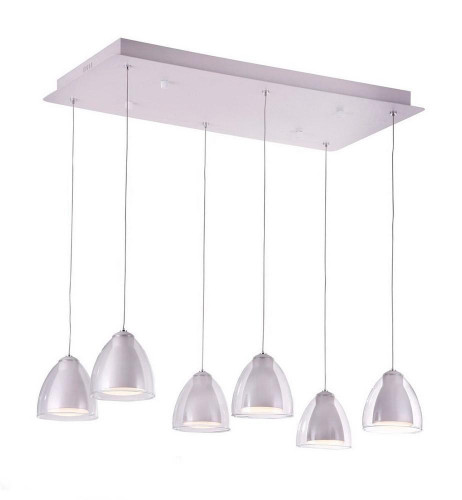 подвесная люстра idlamp mirella 394/6-ledwhite в Костроме