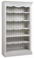 правый книжный шкаф для библиотеки открытый марсель молочный в Костроме