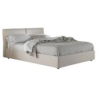 кровать двуспальная 160х200 белая из велюра dante в Костроме