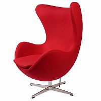 кресло arne jacobsen темно-красное в Костроме