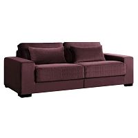 диван lotos violet раскладной прямой бордовый в Костроме