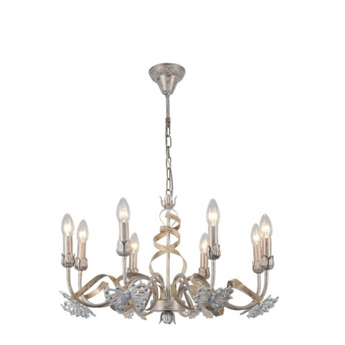 подвесная люстра arte lamp libellula a8626lm-8wg в Костроме