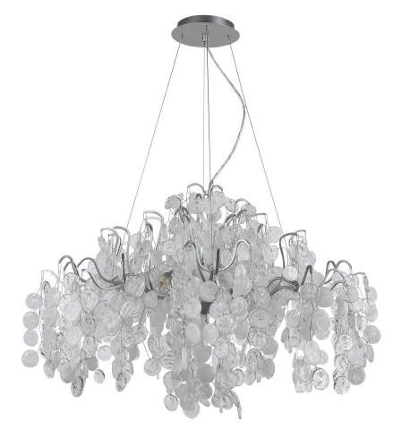 подвесная люстра crystal lux tenerife sp9 silver в Костроме