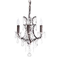 люстра 19th c. rococo iron & clear crystal round vol.i бронза в Костроме
