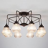 потолочная люстра eurosvet fregata 70078/8 черный в Костроме