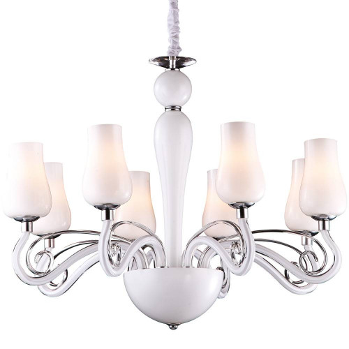 подвесная люстра arte lamp biancaneve a8110lm-8wh в Костроме