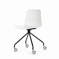 стул glide на колесиках белый в Костроме