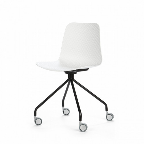 стул glide на колесиках белый в Костроме