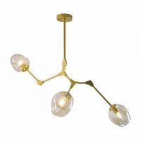 потолочная люстра kink light нисса 07512-3,33 янтарная в Костроме